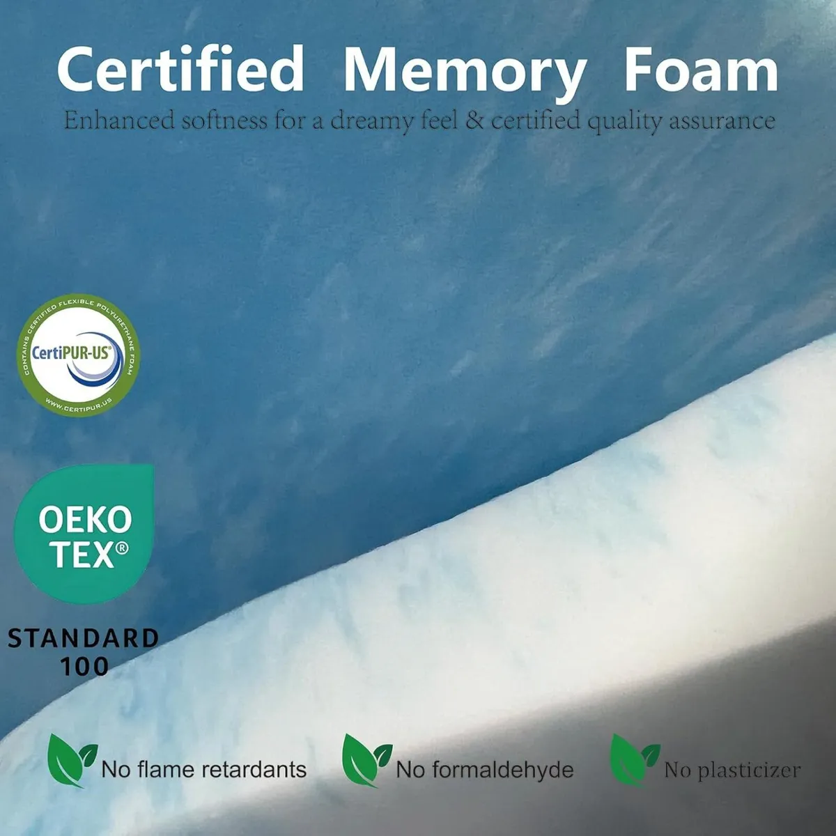 Memory Foam ‌ Mattress Anti-Slip Pressure Relief - Image 4