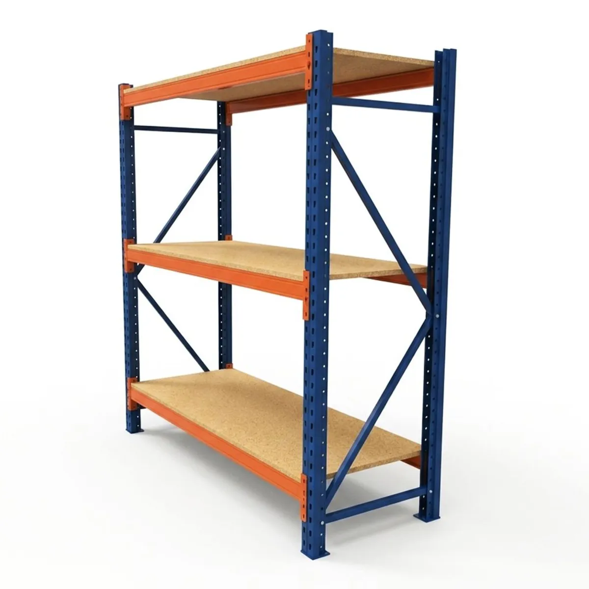 2.4m Mecalux (will not bow) Used Garage Shelving - Image 3