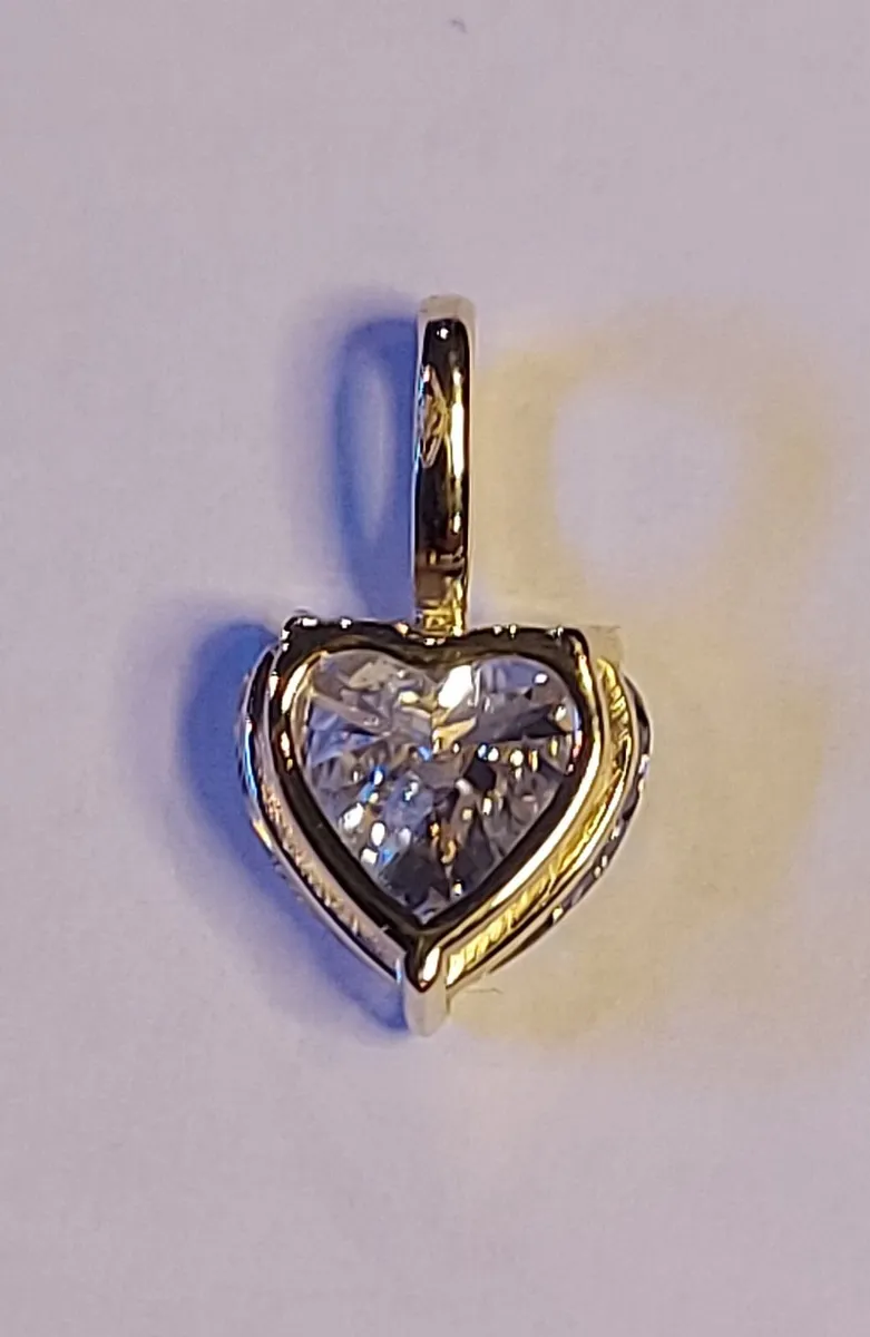 1.04ct Labgrown-Diamond 14K Gold Pendant IGI - Image 2