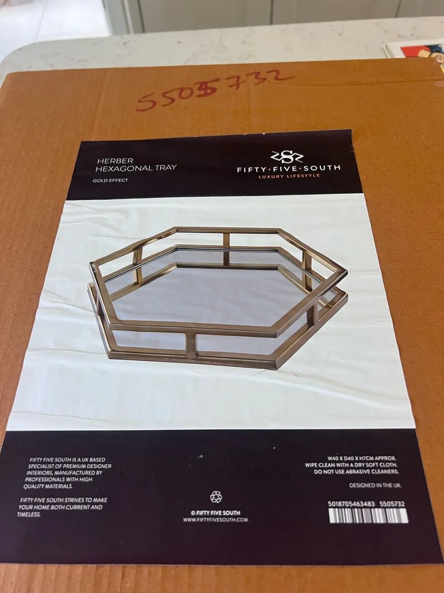 Herber hexagonal tray - Image 1