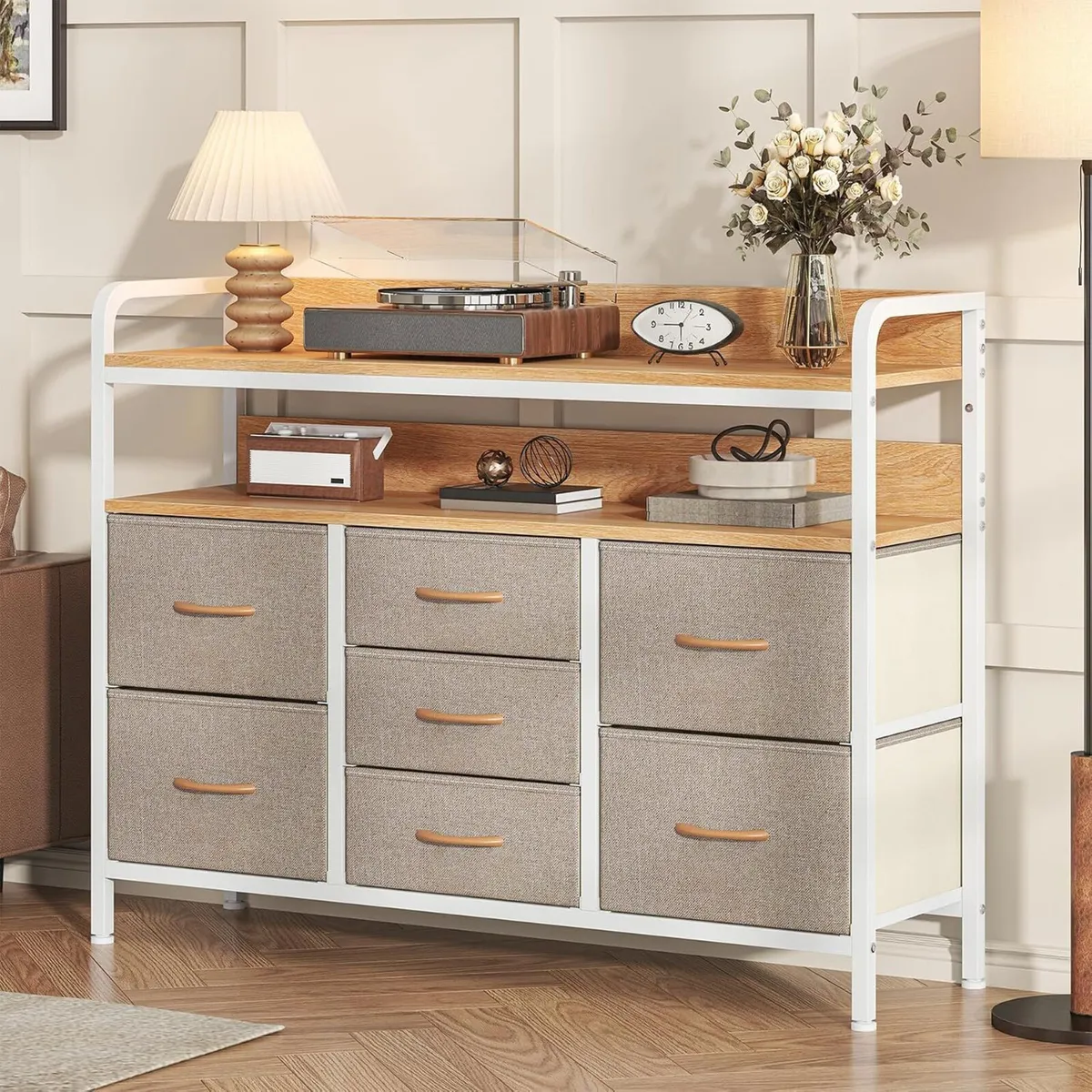 7-Drawer Fabric Chest of Drawers for Bedroom 4 - Image 2
