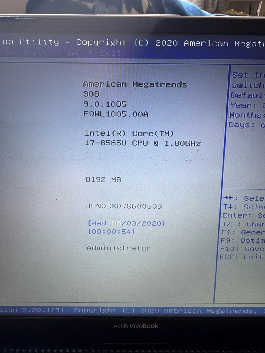 ASUs i7 8gen laptop - Image 3