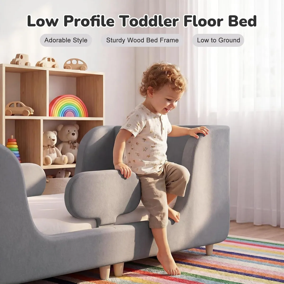 Lively Cloud Toddler Bed Mattress Not Included - Image 4