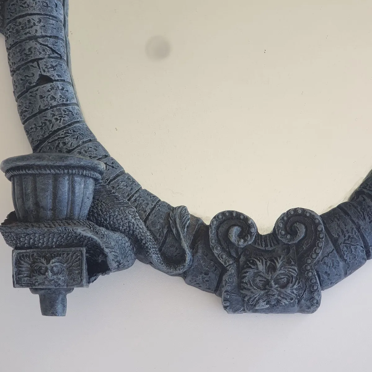 Gothic dragon mirror with candle holder Fantasy - Image 3