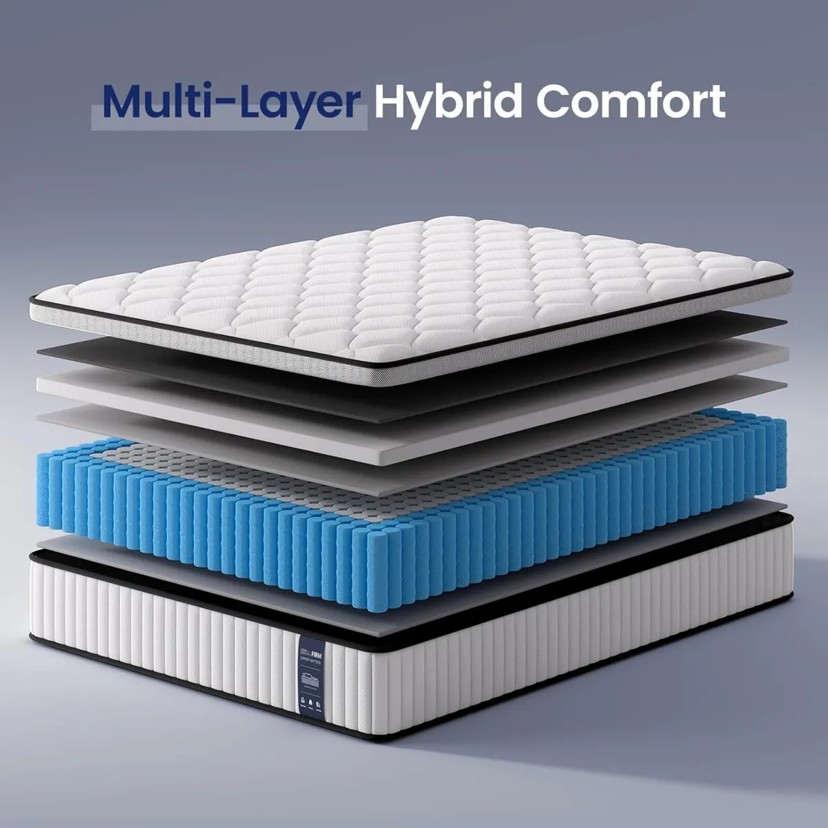 Mattress Medium Firm Hybrid Pocket Sprung - Image 2