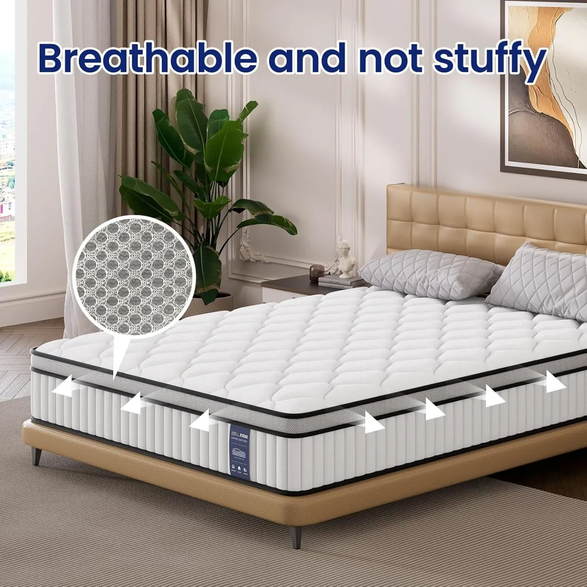 Mattress Medium Firm Hybrid Pocket Sprung - Image 3