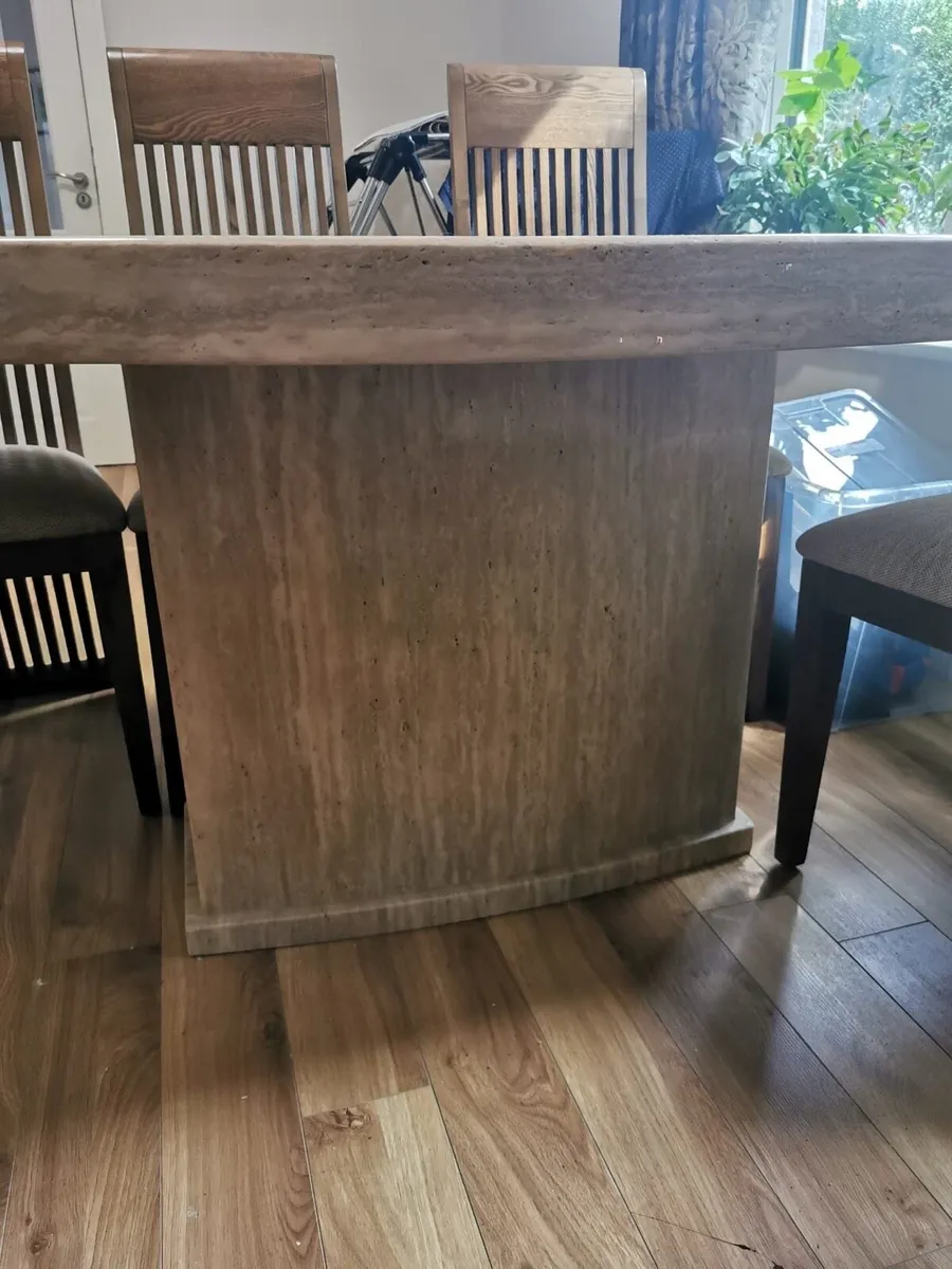 Dining table with 6 chairs - Image 3
