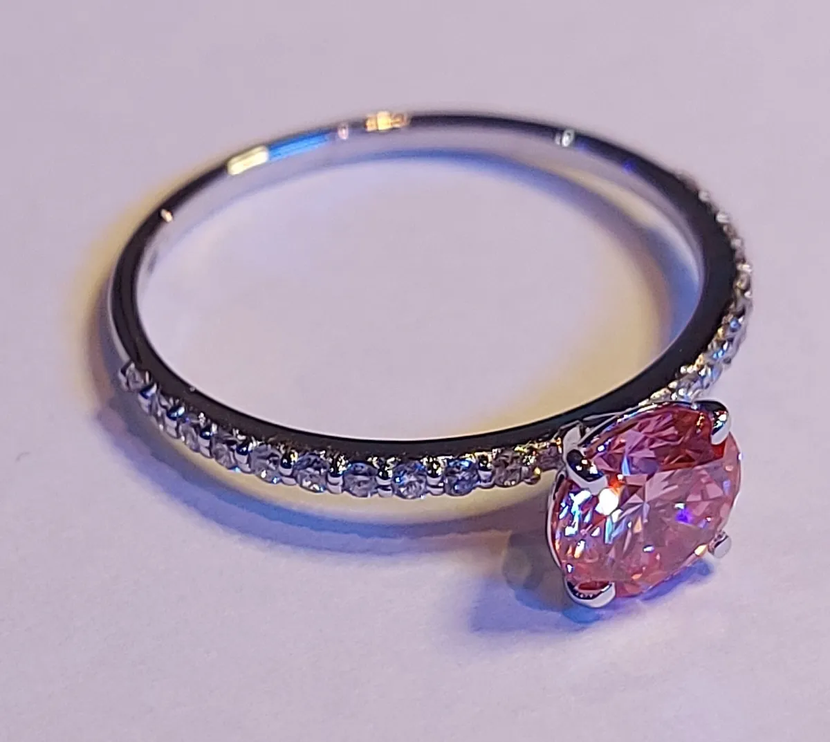 14k Gold ring with 1.03 ct Lab-Grown Diamond IGI - Image 2