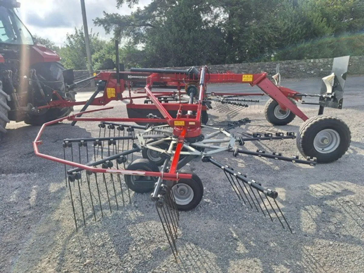 2021 Kongskilde R655 2 Rotor Rake - Image 2