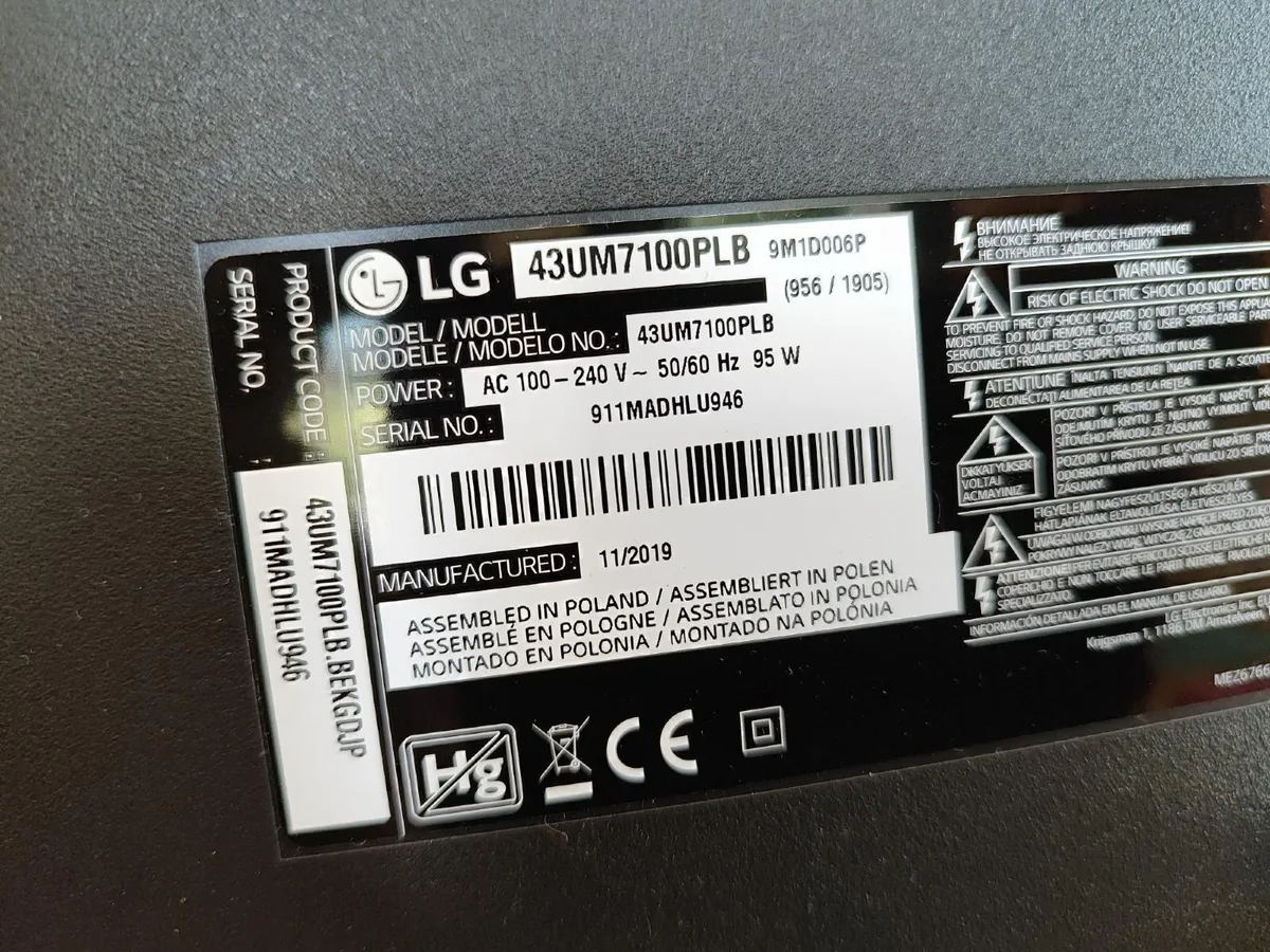43" Lg Ultra Hd 4k Tv - Image 2