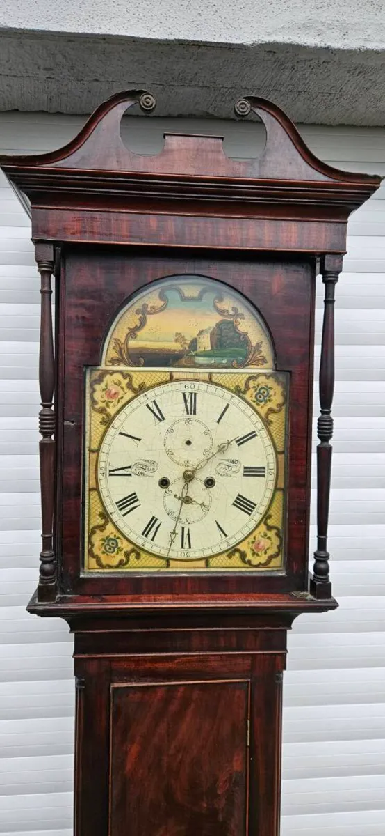 ANTIQUE GRANDFATHER CLOCK - Image 4