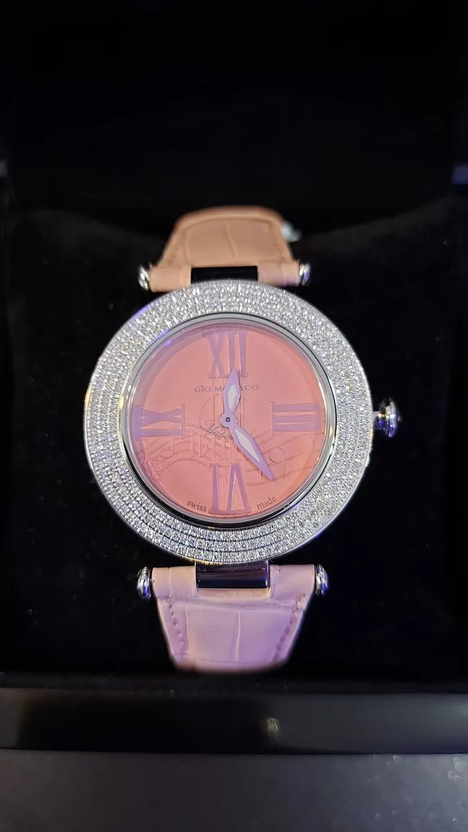 Gio Monaco Mandolino 1.7 ct diamonds watch - Image 1