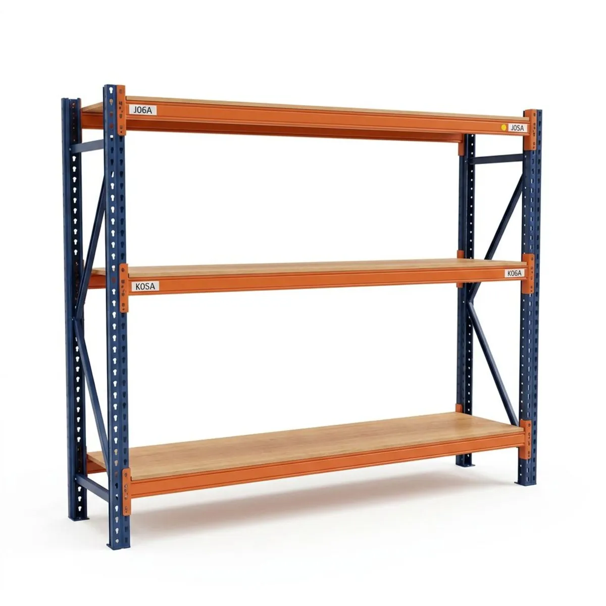 2.4m Mecalux (will not bow) Used Garage Shelving - Image 1