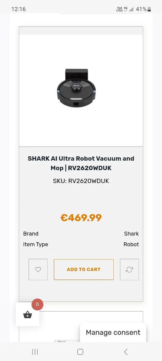 SHARK AI Ultra Robot Vacuum and Mop - Image 4
