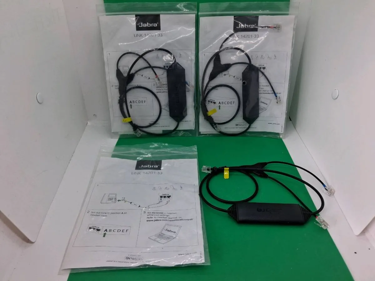 Postage - Lot of 3 Jabra LINK Avaya Phone EHS Elec - Image 1