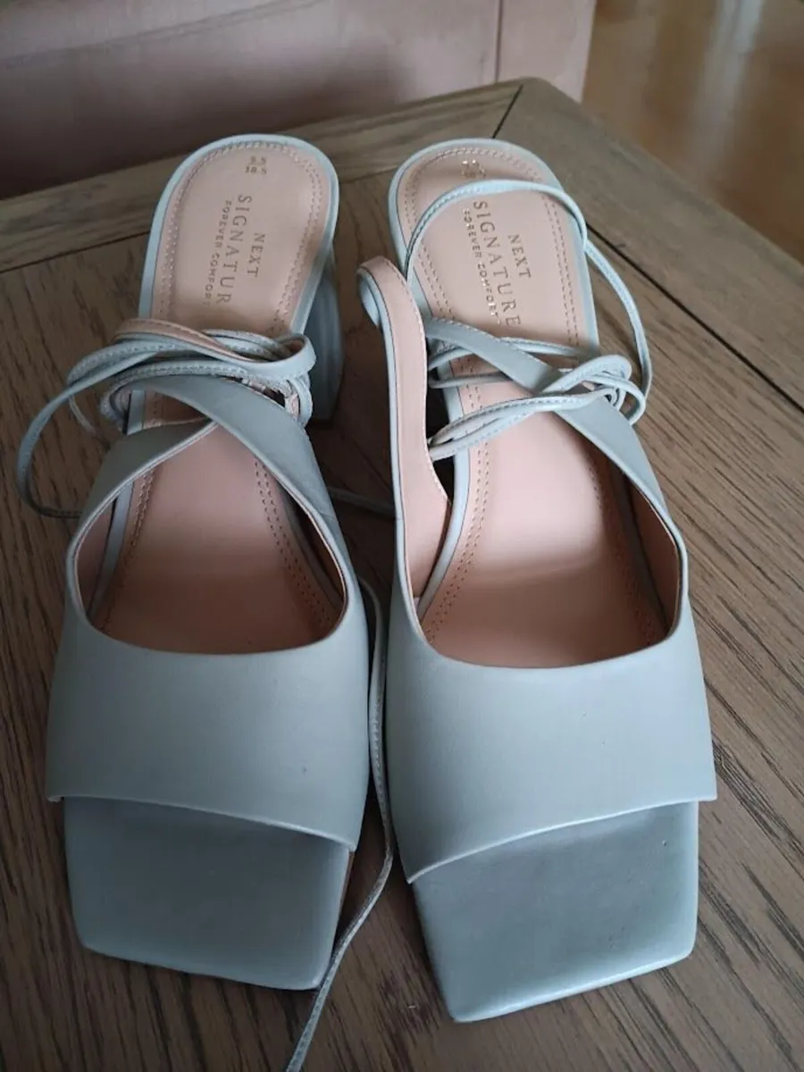 Ankle Tie Sandals by Next - Image 2