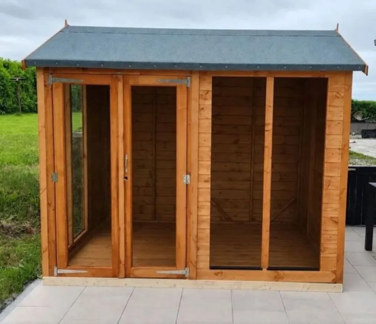8×6 Deluxe Timber Apex Garden Summerhouses– - Image 1