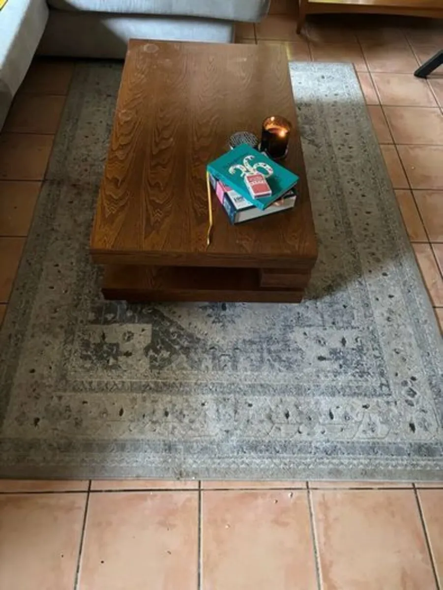 Craft Dark Real Hard Wood Coffee Table GREAT price - Image 1
