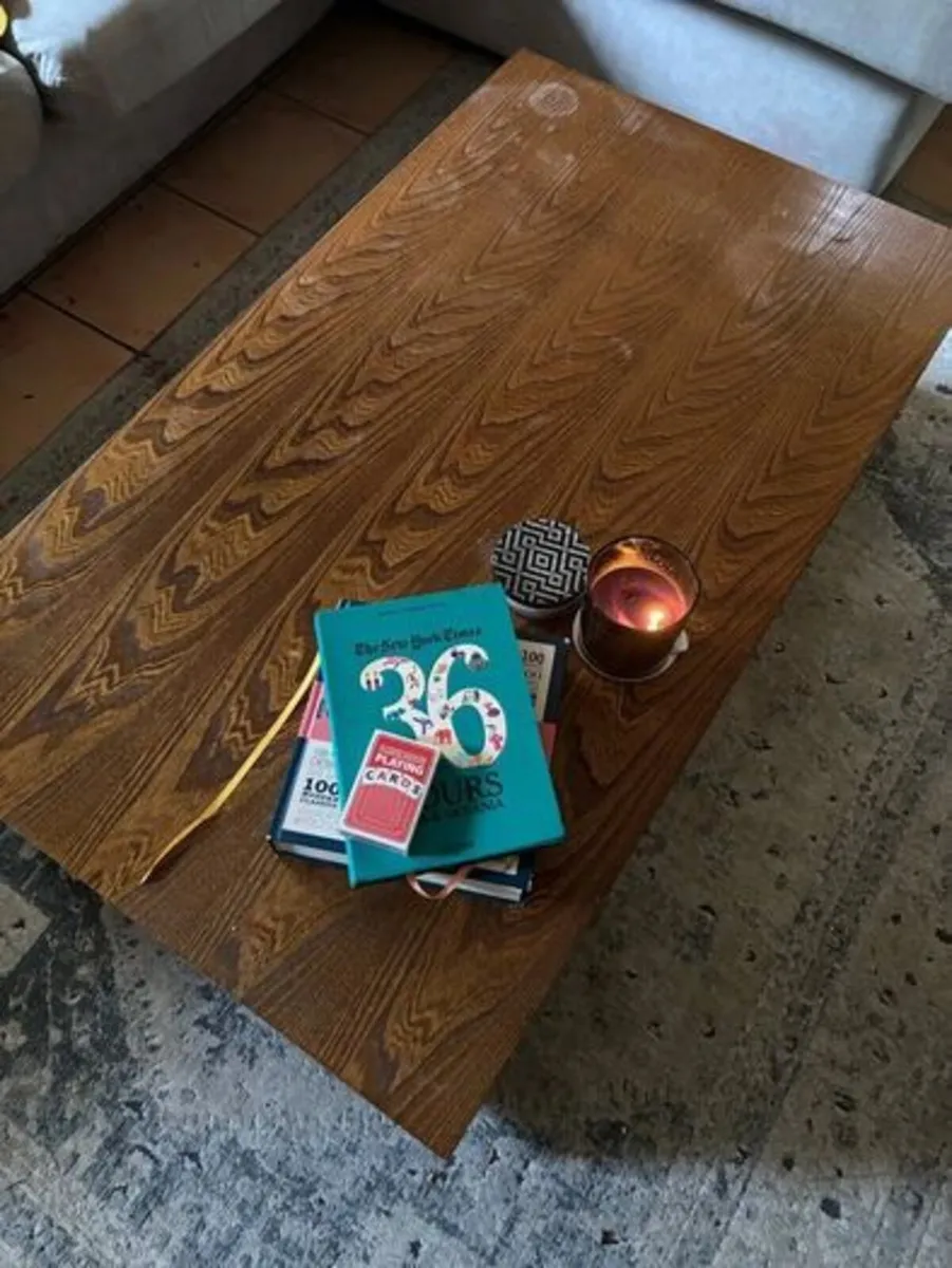 Craft Dark Real Hard Wood Coffee Table GREAT price - Image 2