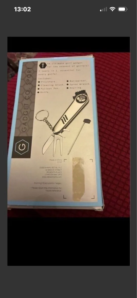 Golfers Multi Tool Set - Image 2