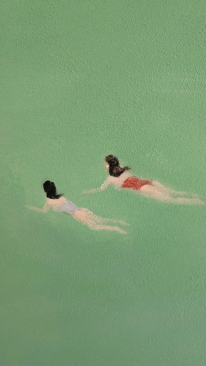 Oil Painting 'Two Swimmers' - Image 4