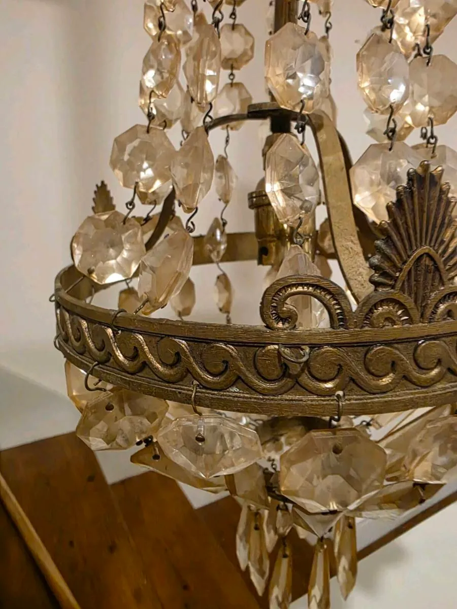 French Empire Style Chandelier - Image 3