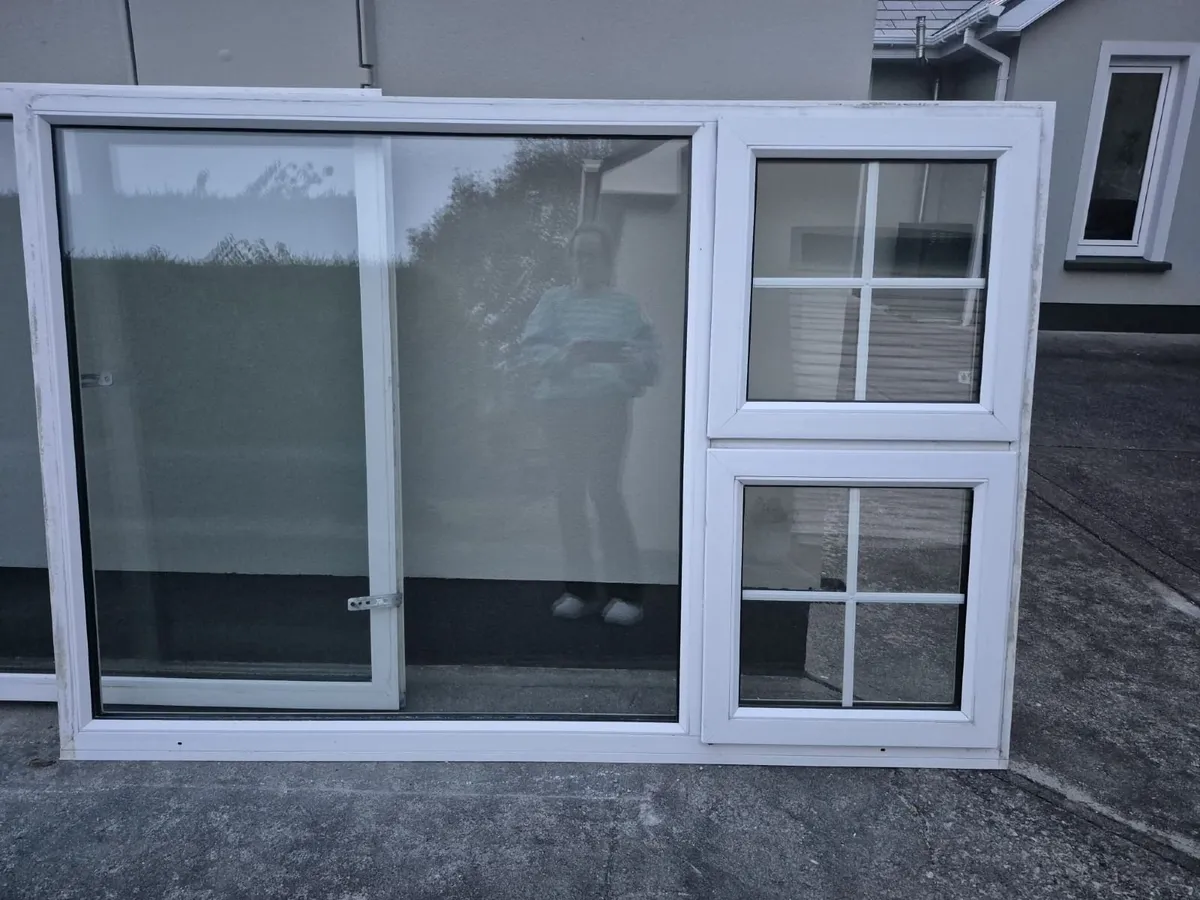 3 x Double Glazed PVC Windows - 2 large + Bathroom - Image 3