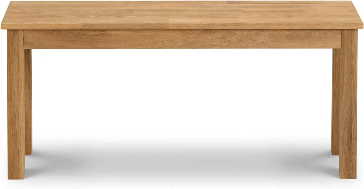 Dining Bench for 2 Solid Oak H45 X - Image 2