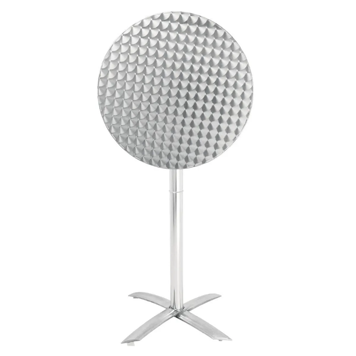 Flip Top Poseur Table Stainless Steel 1050x600MM - Image 2