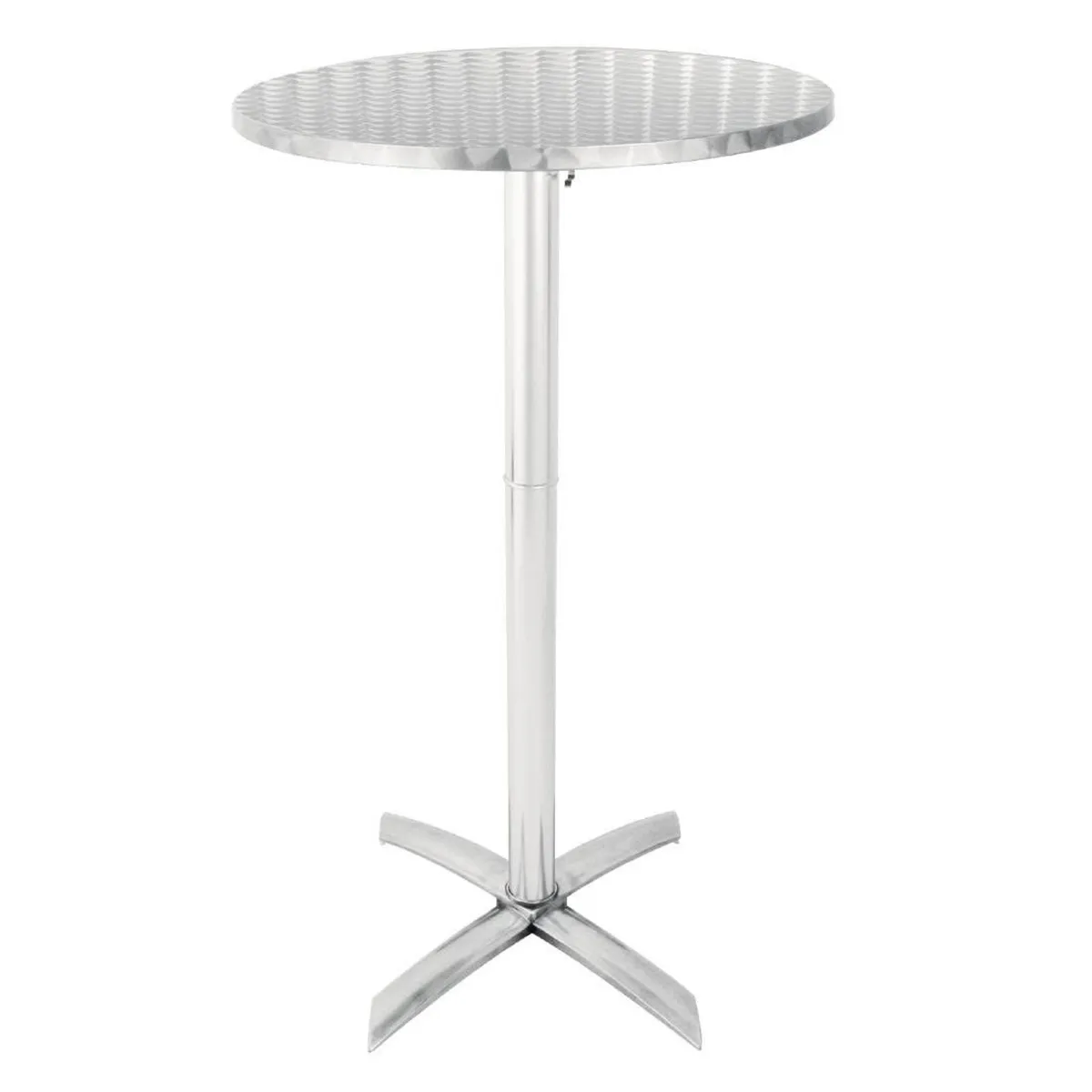 Flip Top Poseur Table Stainless Steel 1050x600MM - Image 1