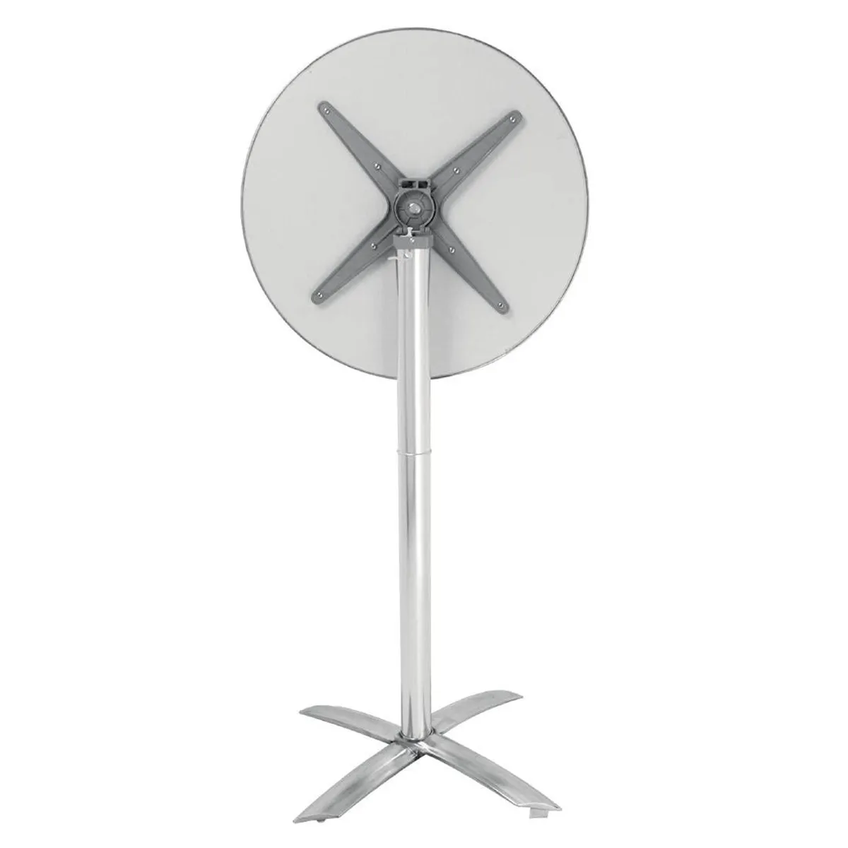 Flip Top Poseur Table Stainless Steel 1050x600MM - Image 3