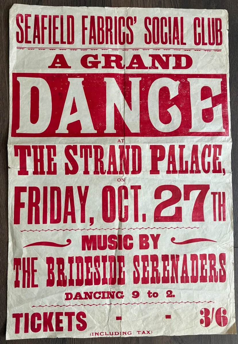 RARE VINTAGE IRISH DANCE POSTER - Image 1