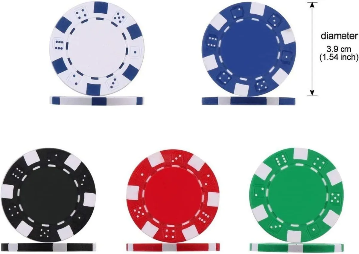 Texas Holdem Poker Chips Set with Aluminium Case - Image 3