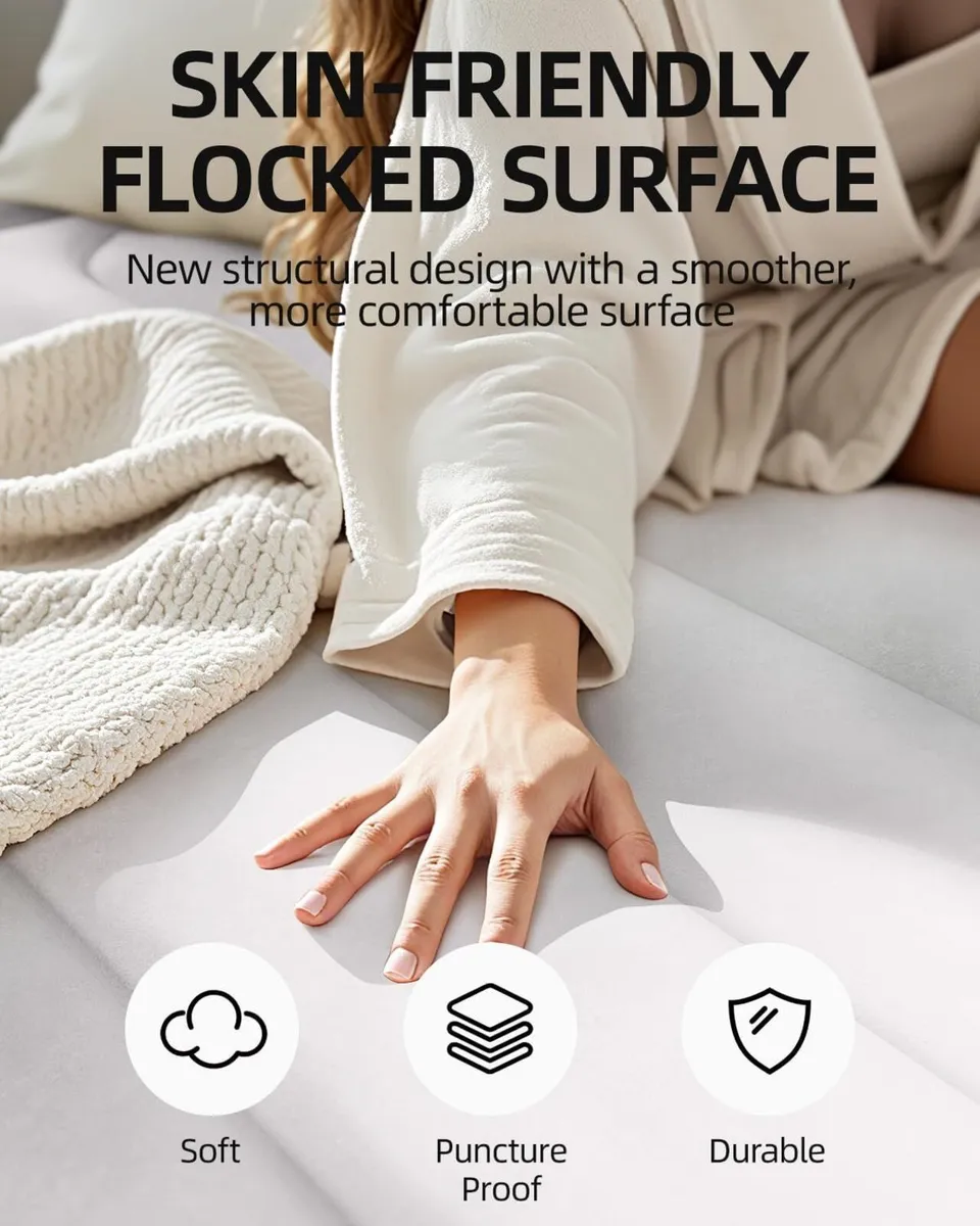 Inflatable Mattress Air Bed with Built - Image 3