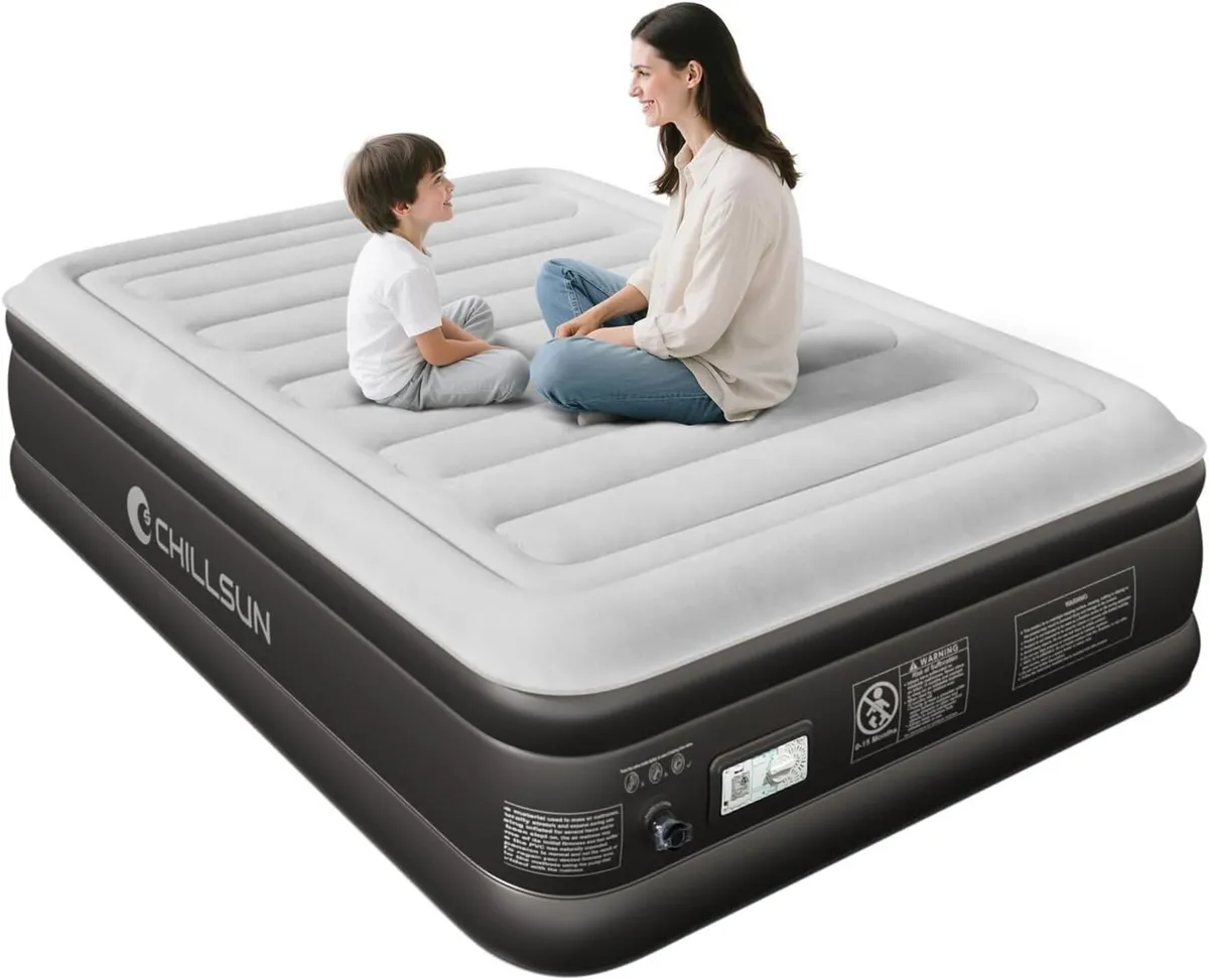 Inflatable Mattress Air Bed with Built - Image 1