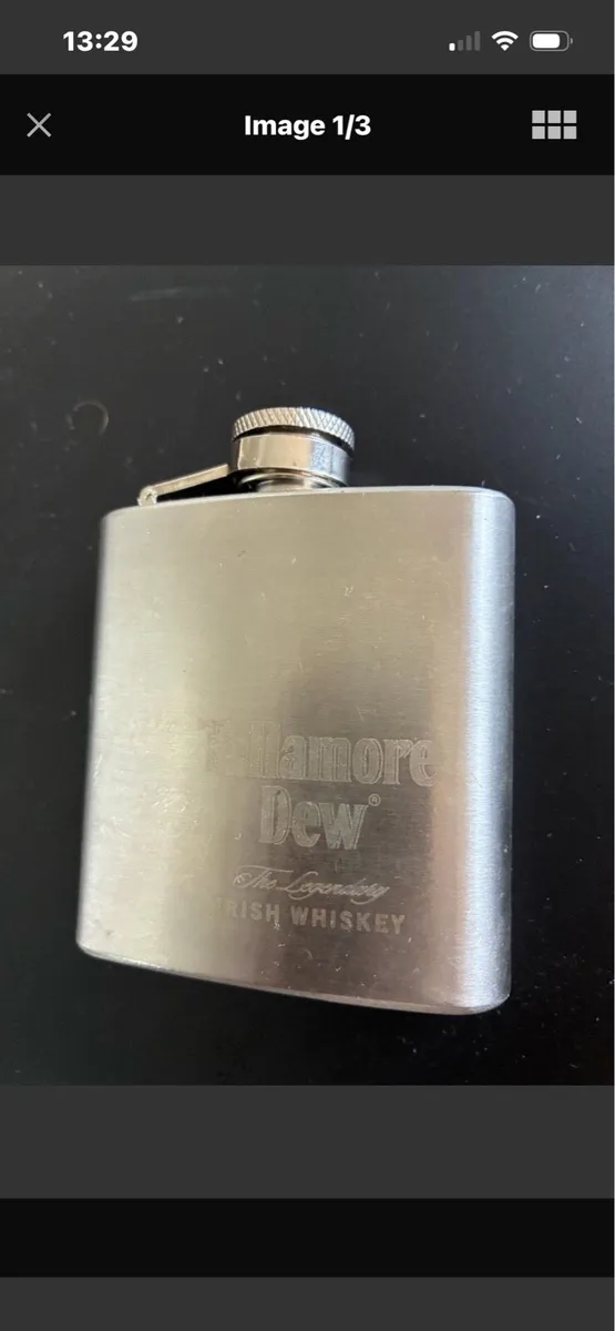 Tullamore Dew Hip Flask - Image 3