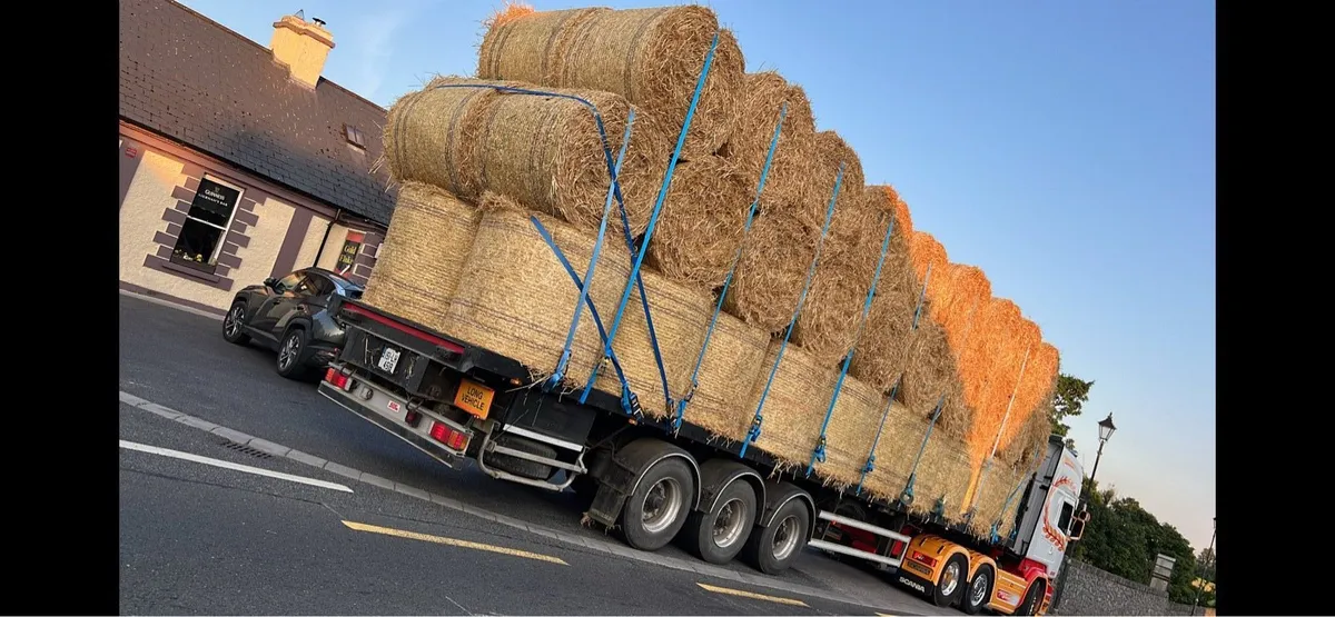 Barley straw 4x4 round bales DELIVERED - Image 1