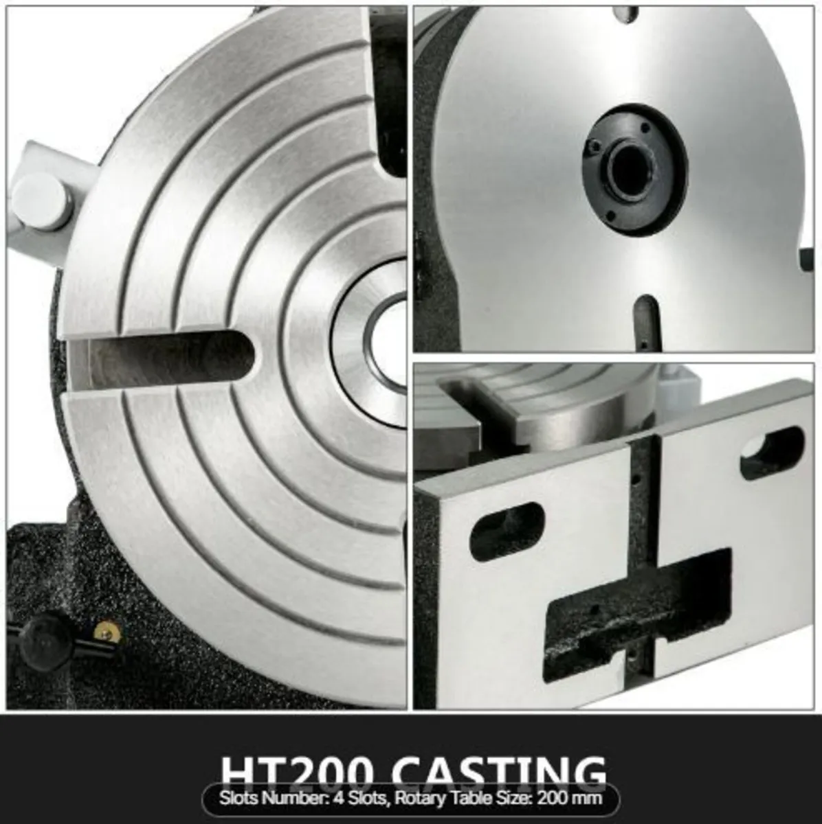 Rotary Table 20.3 cm Vertical & Horizontal Rotary - Image 2