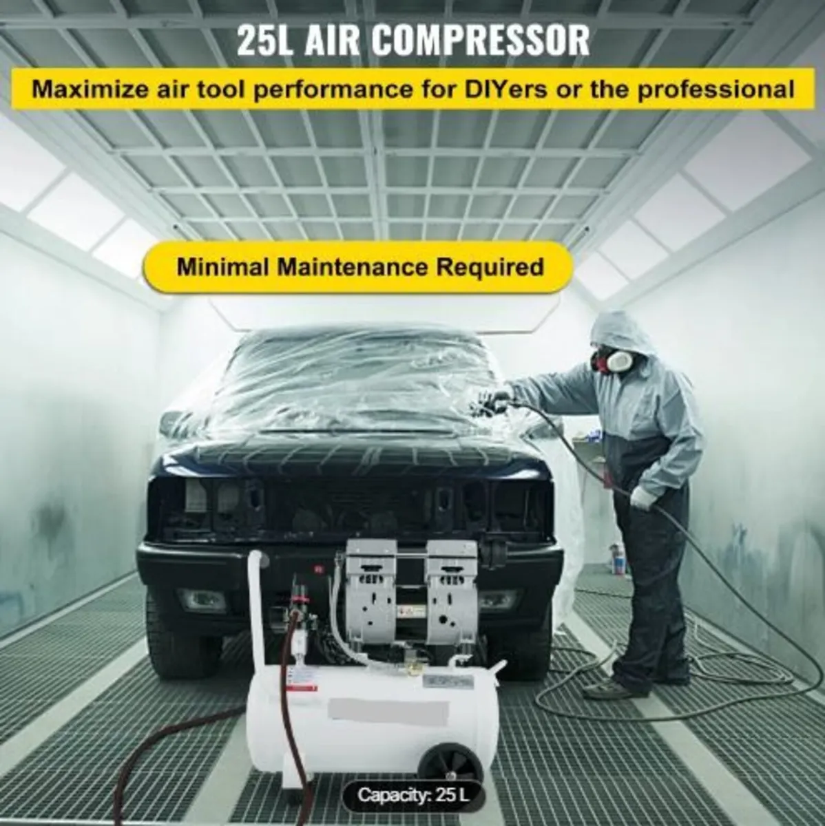 Air Compressor 20.8 L, Portable - Image 2