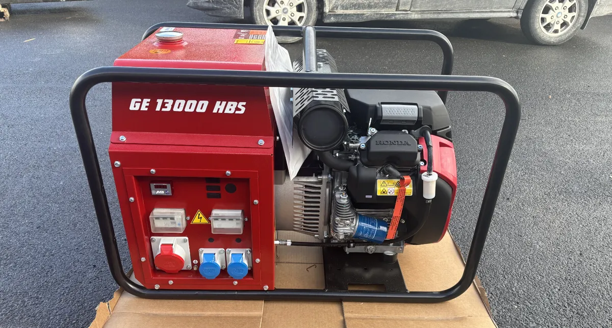 2 x Mosa GE 13000 petrol Generators - Image 1