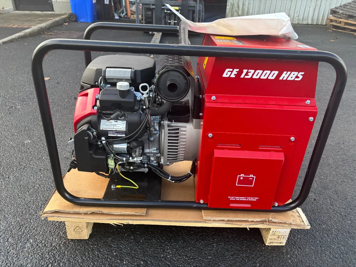 2 x Mosa GE 13000 petrol Generators - Image 4