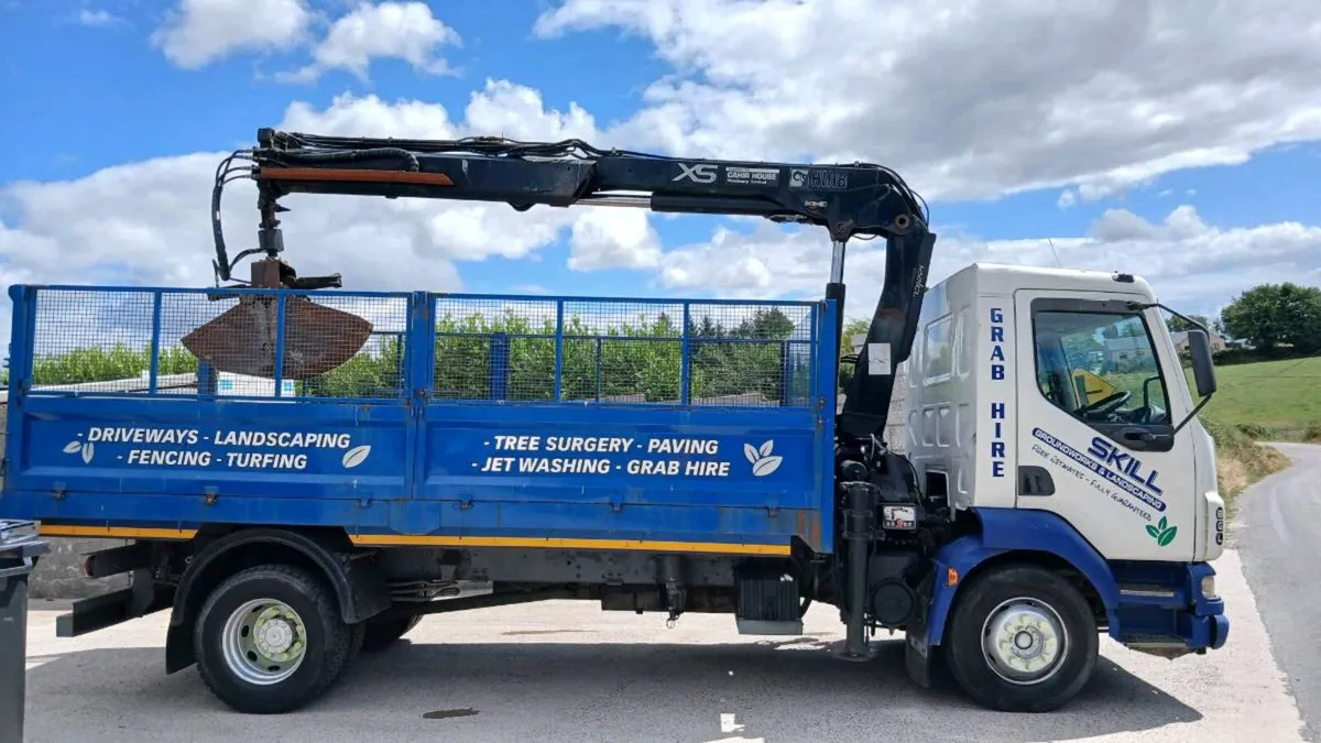 Daf tipper & crane. - Image 2