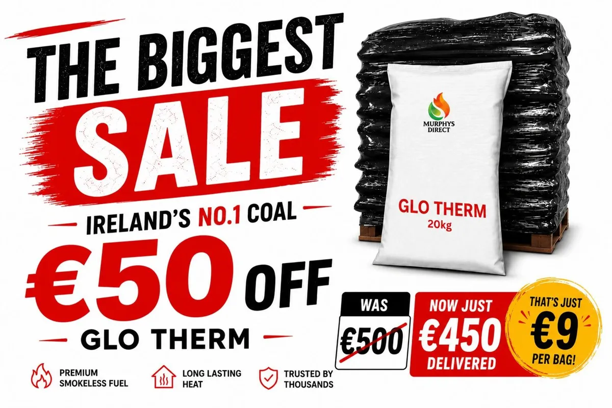 BIGGEST COAL SALE OF THE YEAR! GLO THERM €50 OFF! - Image 1