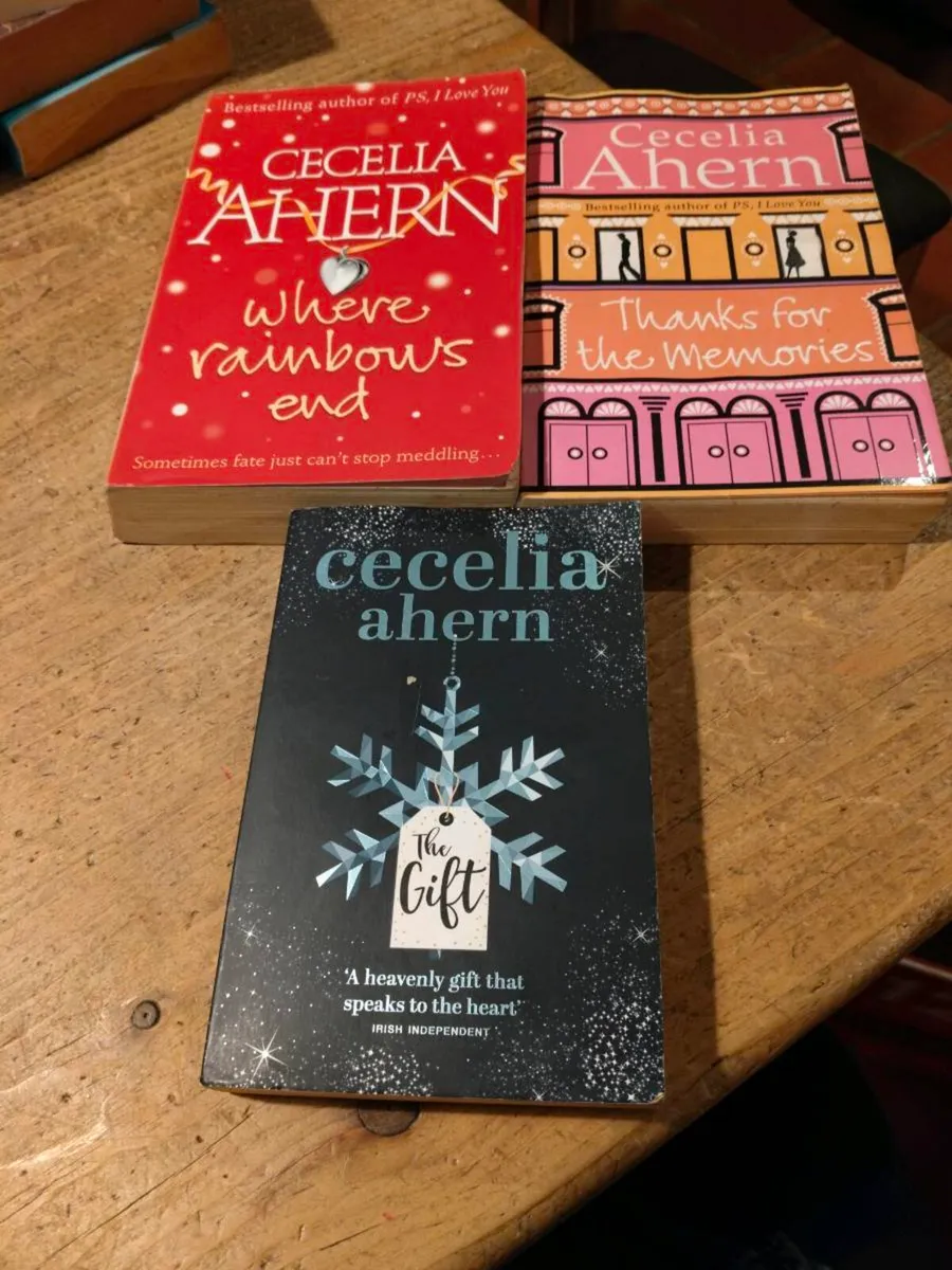 Cecelia Ahern paperback books 
Where Rainbows End - Image 1