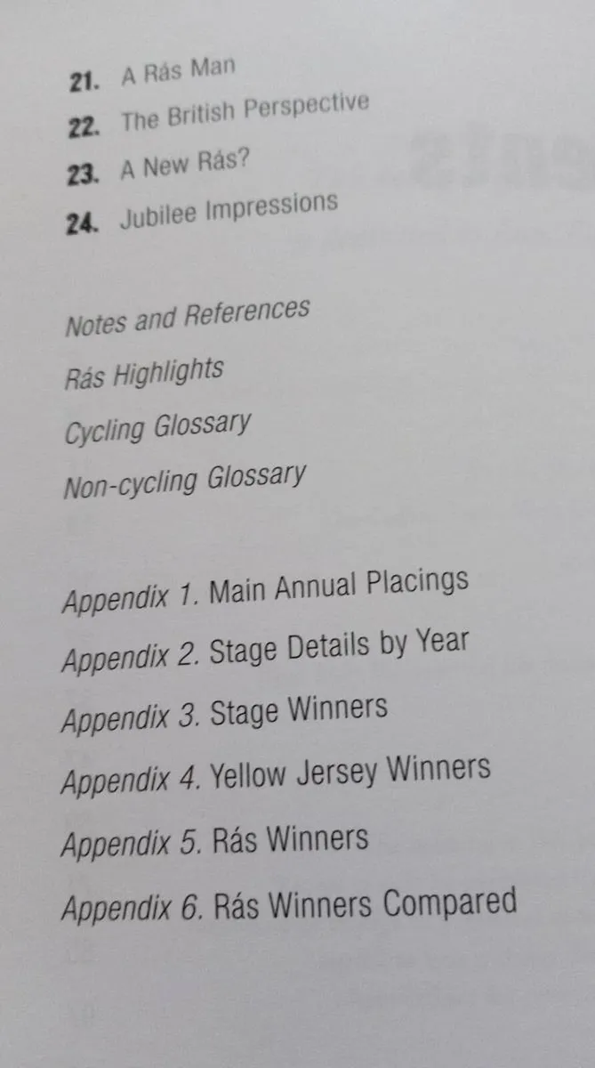 The Rás Ireland Cycling Race Book - Image 4