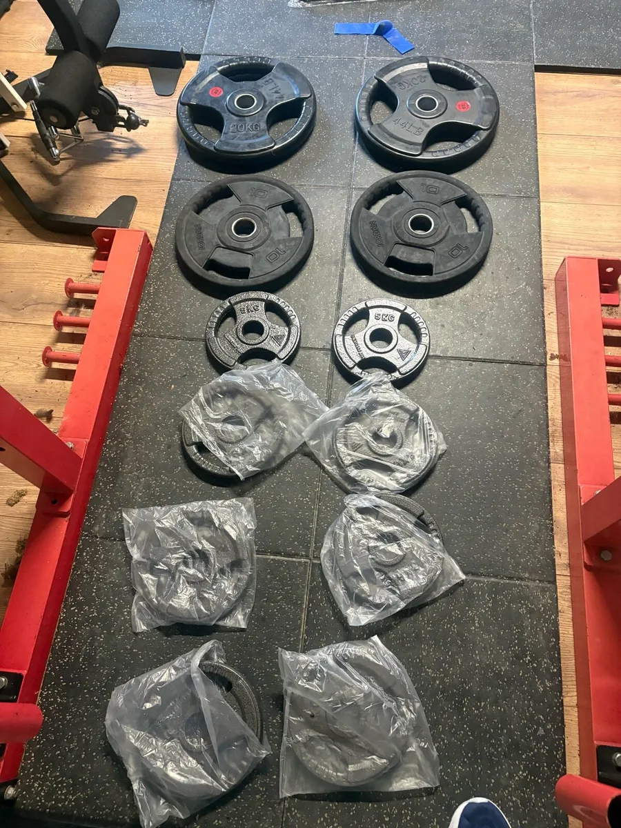 CHEAPEST OLYMPIC WEIGHTS + OLYMPIC BARS SET!! - Image 2