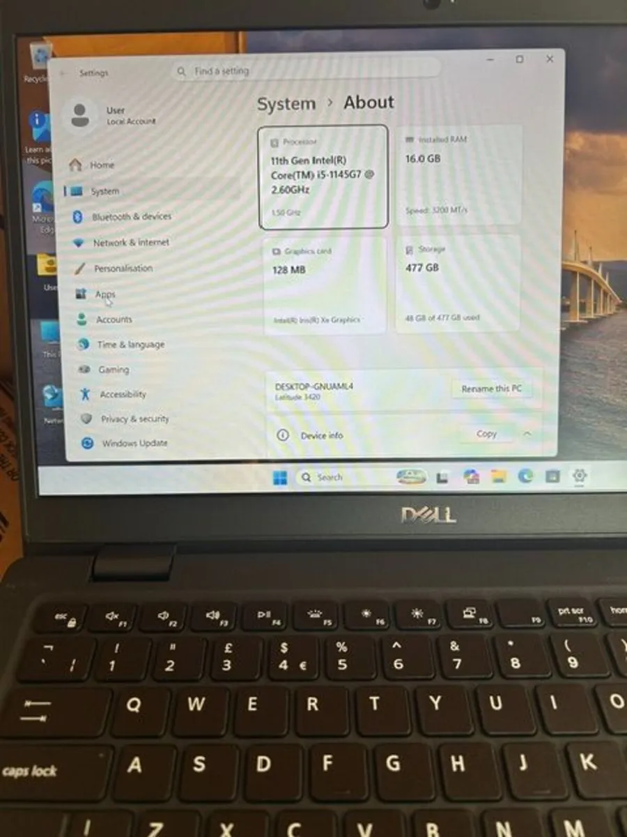 Dell Latitude 3420 14"/i5/11th Gen/16GB/256SSD - Image 4