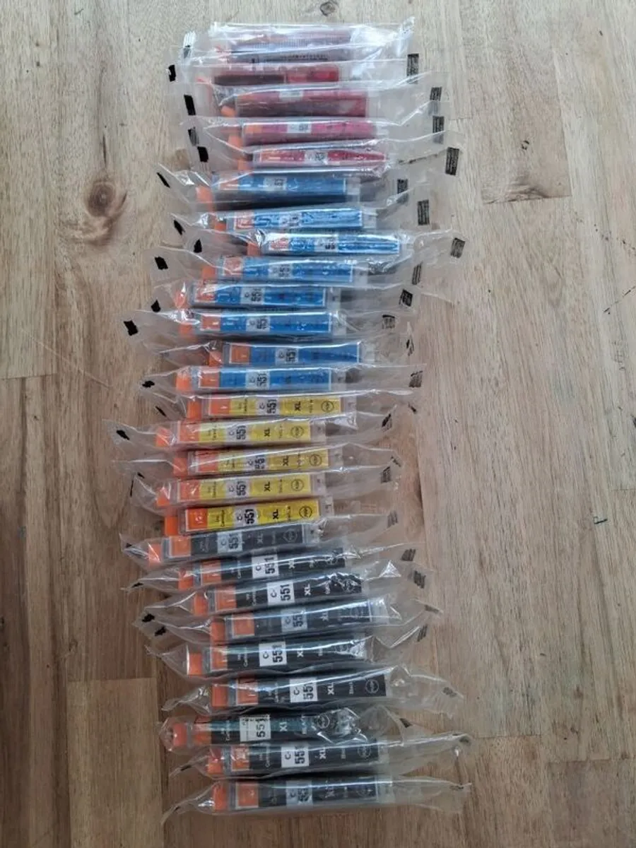 Ink cartridges - Canon CLI-551 and 550 XL ink cartridges for sale - Image 2