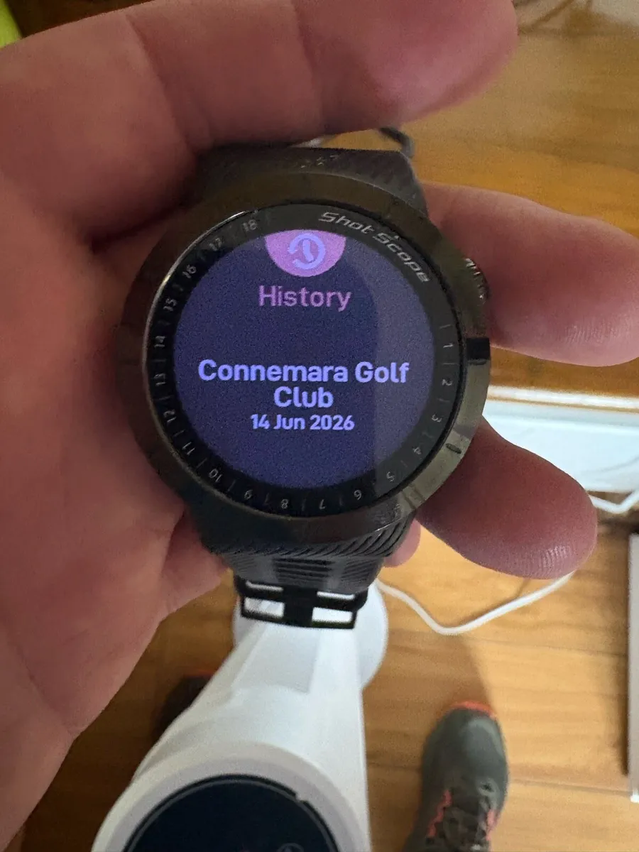 Golf watch with tags and spare tags - Image 4