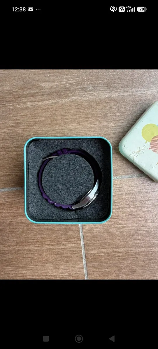 Fossil Stella Multifunction Purple Silicone Crysta - Image 3
